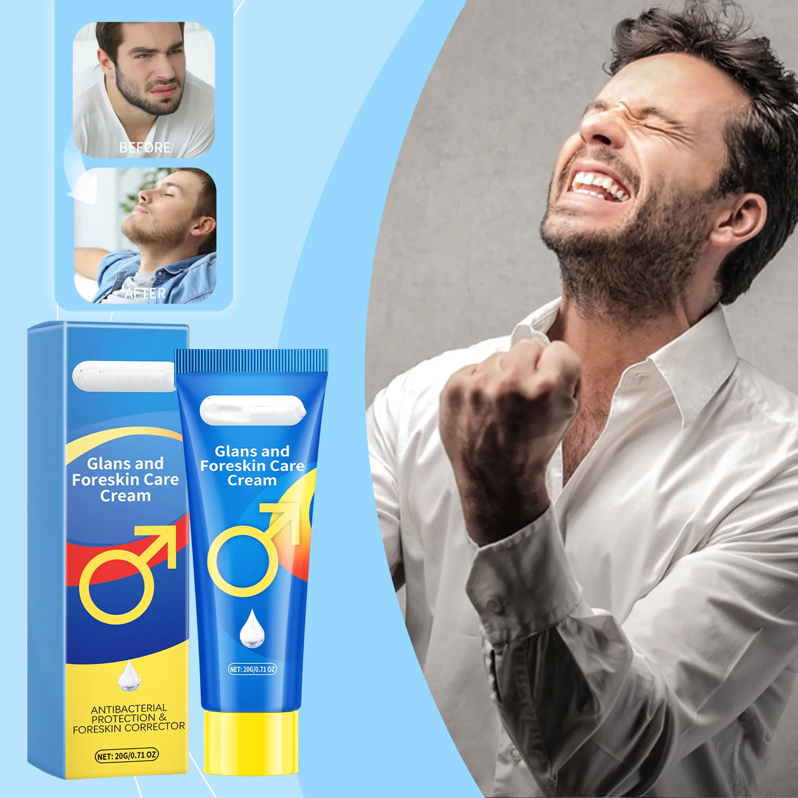 Soothing Skin Care Cream Trending Men Glam Foreskin Ointment Bestseller Gentle Moisturizer Foreskin Care Cream Treatment 2026