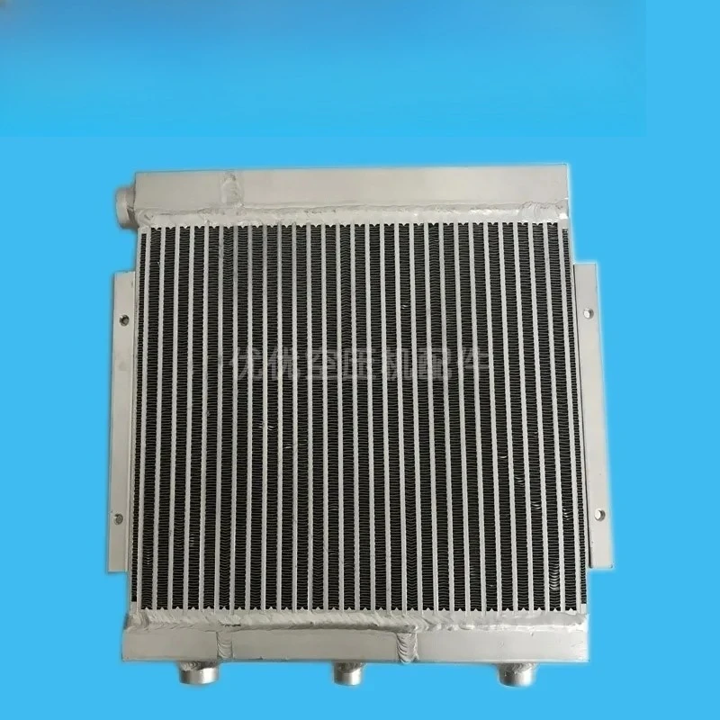 Screw air compressor radiator 7.5-75KW cooler plate fin heat exchanger oil cooling