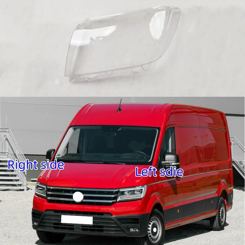 Carcasa de Faro Delantero para Volkswagen VW Crafter 2018 2019 2020 2021, Cubierta de Lente de Faro, Reemplazo de Pantalla de Faro, Cristal de Faro