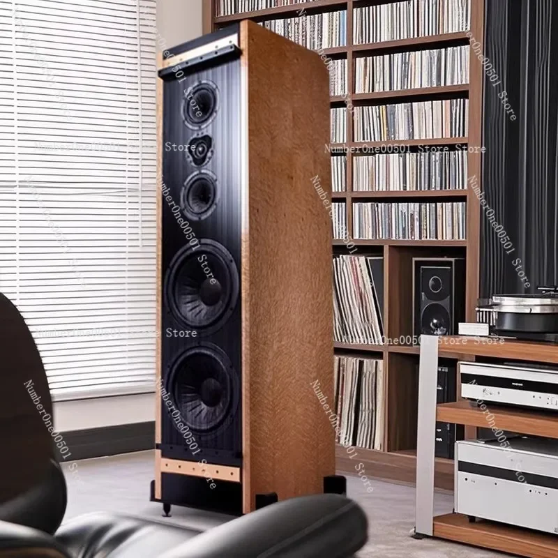 V12 3 Way Floor Standing Speaker 11 Inch Woofer High End Audiophile