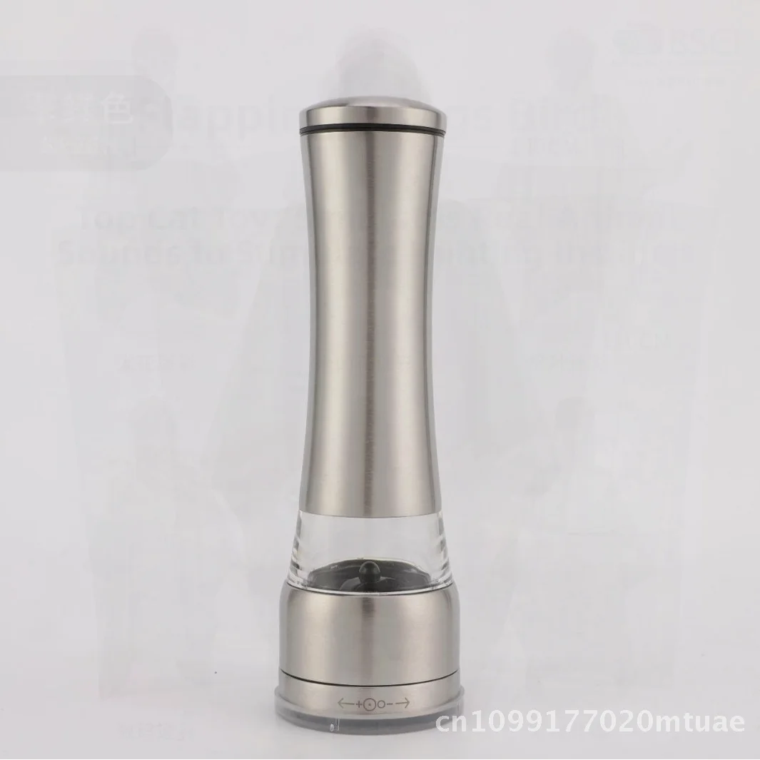 

Stainless Steel Manual Pepper Grinder Freshly Ground Black Peppercorns Rose Sea Salt Kitchen Multifunctional Grinding Bottle