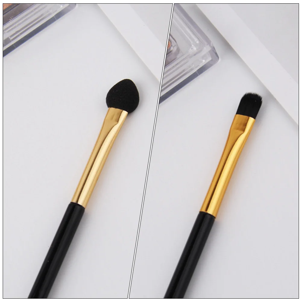 

15Pcs Double Ended Eyeshadow Brushes Skin-Friendly Applicator Sticks for Eye Lip Nose Shadow Lightweight Easy Grip Design