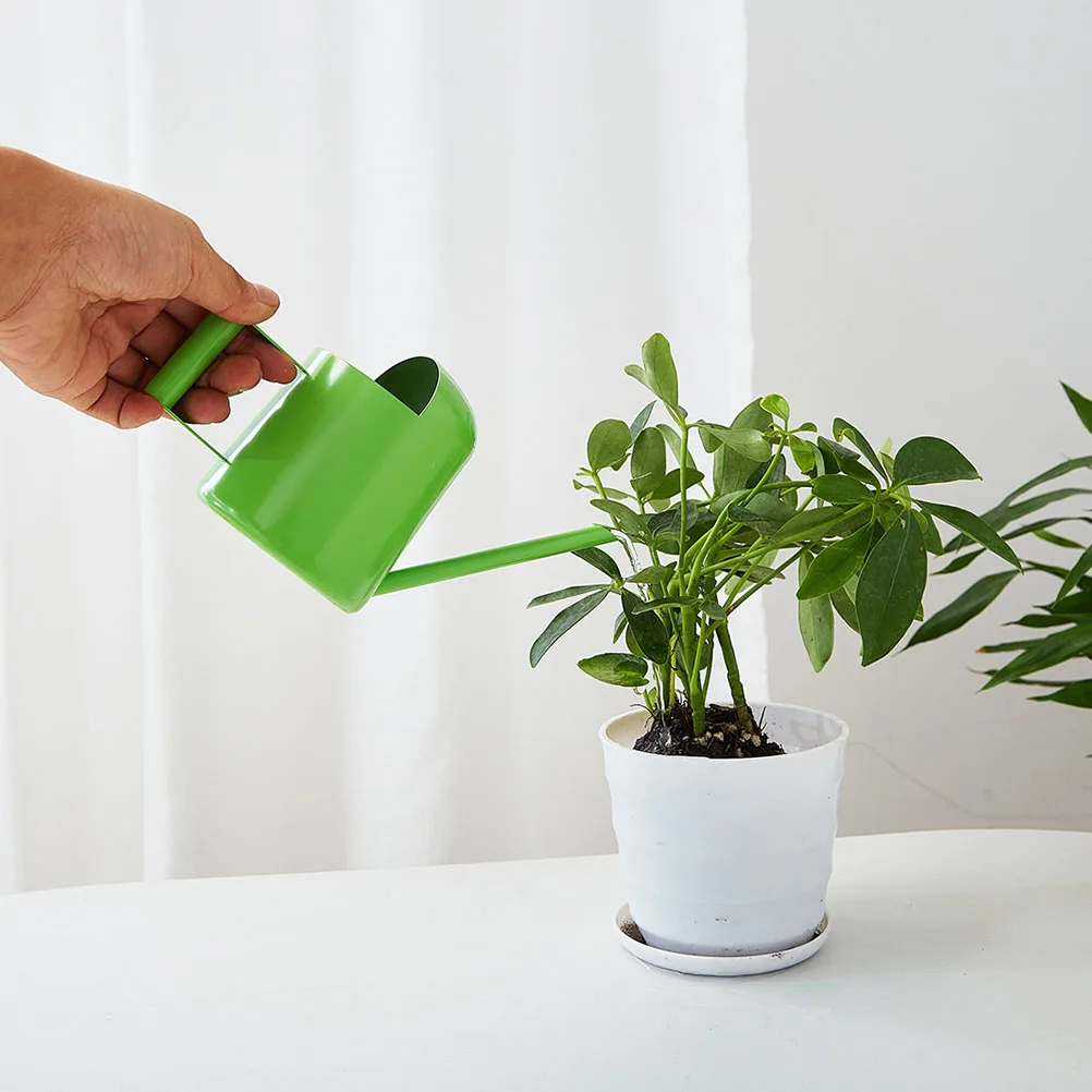 

Stainless Steel Can Garden Watering Kettle 300ML Green Long Spout Mini Sprinkler for Plants Houseplants Gardening Pot