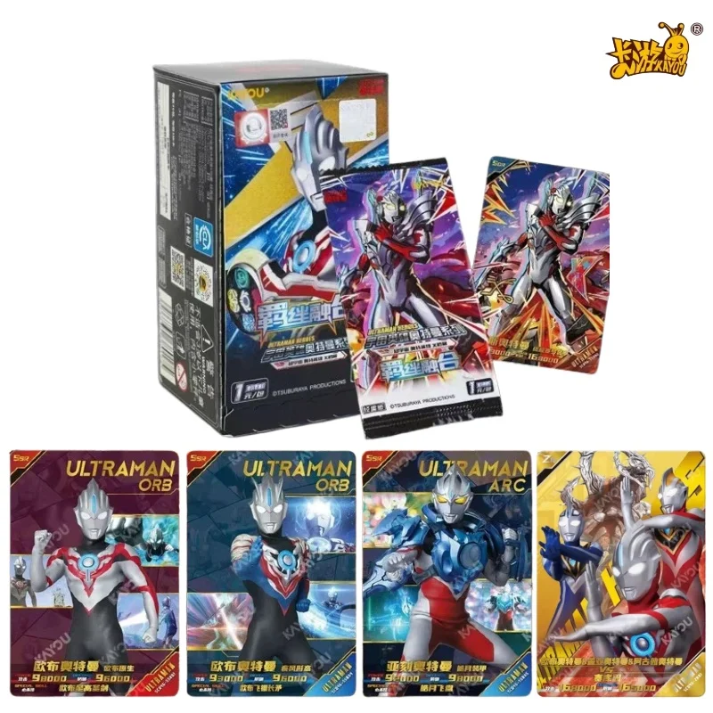 KAYOU Ultraman Classic Edition Vol.46 Hero-X Archive Pr Showdown Booster Genuine Anime TCG Cards for Kids Collectors  Whole Box