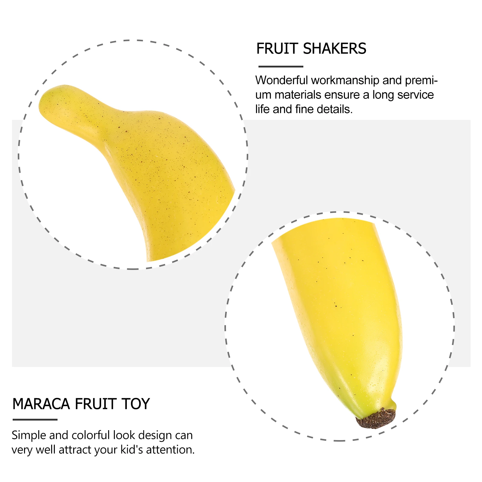 

Fake Banana High Simulation Decor Lifelike Fruit Photography Props Teaching Aid Prop Fake Fruit Models Banana Props