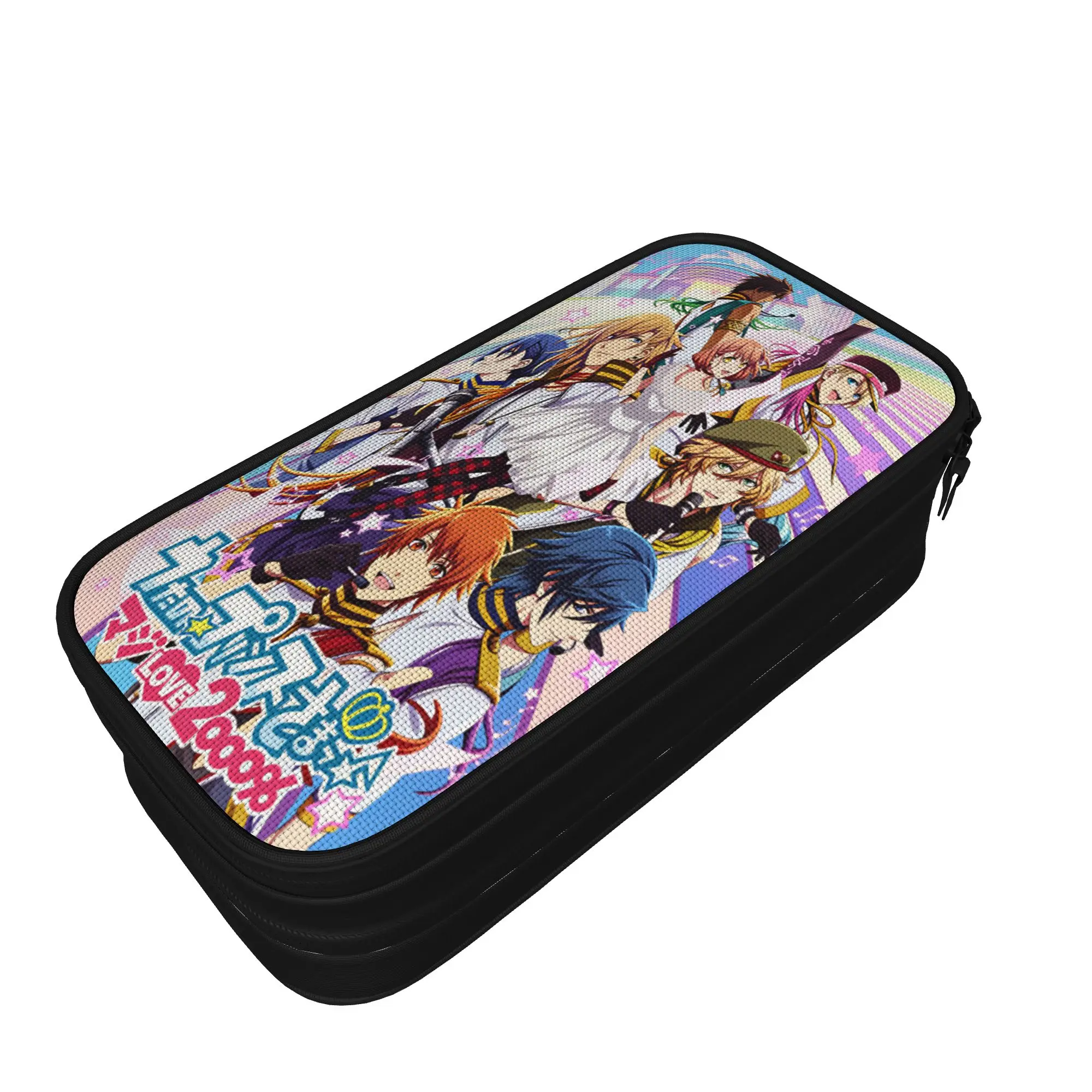 U-Uta no Prince-sama Hijirikawa Masato   Pencil Pouch  School Pencil Cases Boy Girl Canvas Graphic Stationery Organizer