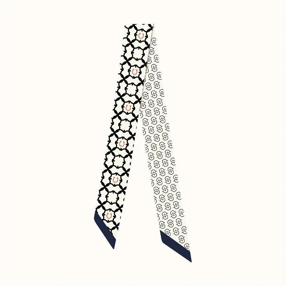 

Solid Color Letter Twill Scarf for Women Korean Japanese Style Four Seasons Decorate Hair Band Bag Handle Ribbon Wholesale Gift