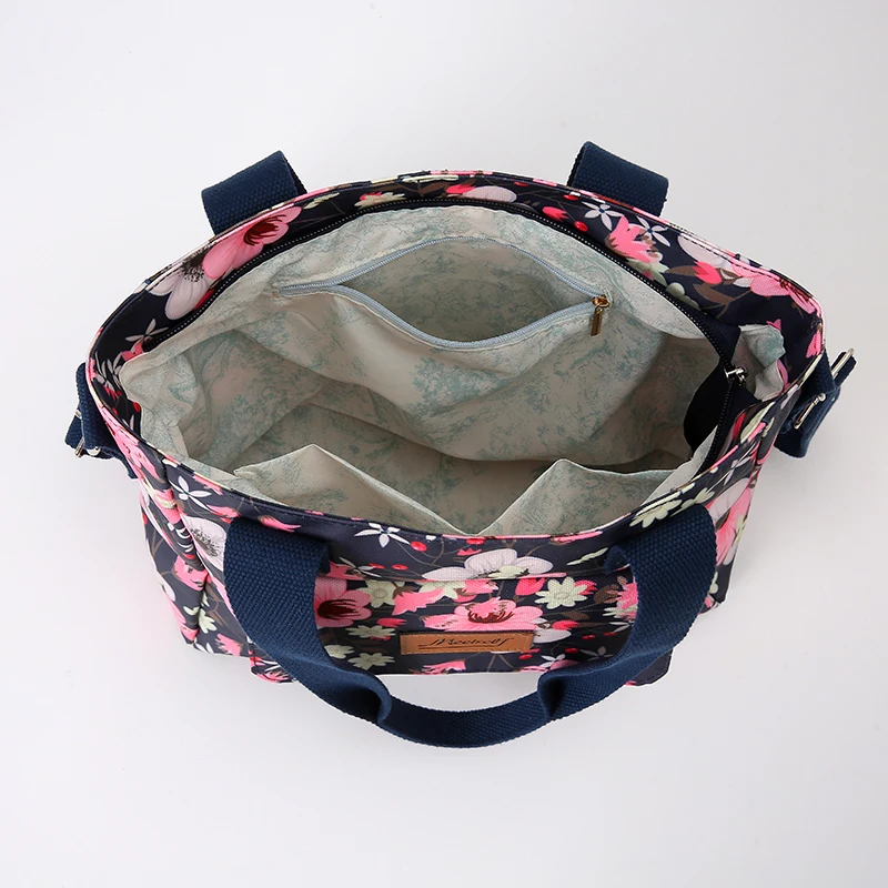 Fashion large capacity daily commuting shoulder bag female can crossbody handheld multifunctional waterproof cloth shoulder bag