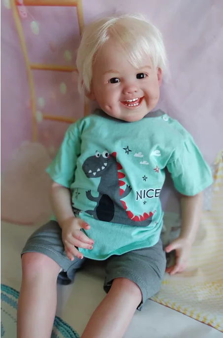 

Кукла St.Store Reborn, 28 дюймов, мальчик, с эффектом морщинок, полностью раскрашенная, реалистичная, в качестве подарка