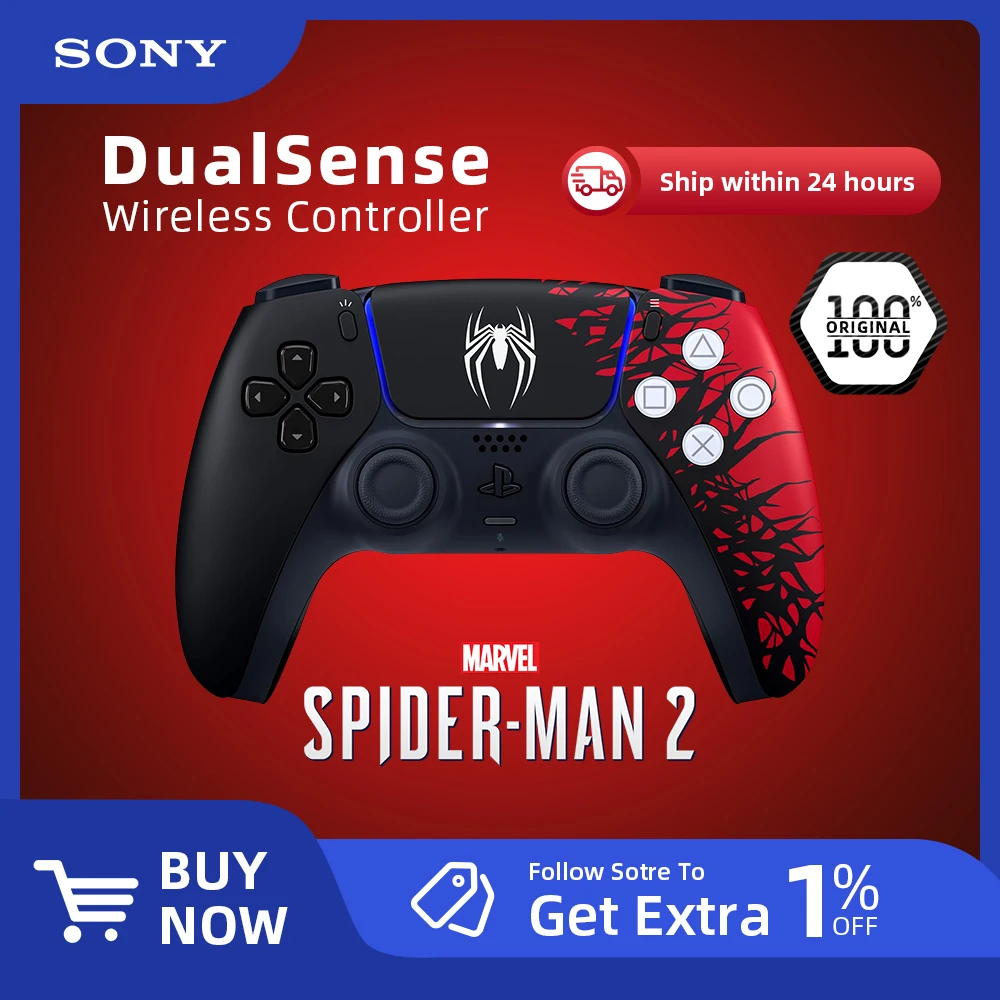 PS5 Spider-Man Controller – Der ultimative Gaming-Genuss für Marvel-Fans