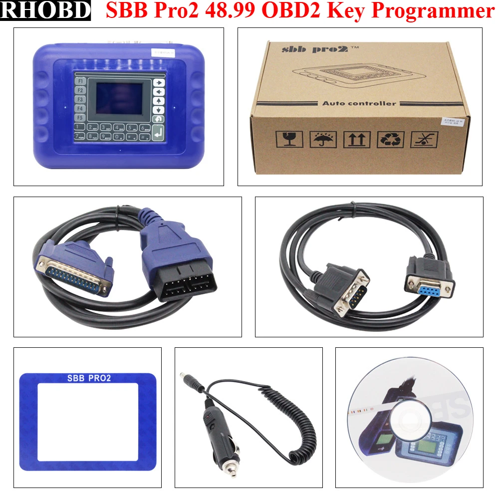 NEW Car Styling Auto Key Programmer V48.99  SBB Key Programmer For Multi-Brands Car Silca More Function Than Upgraded V46.02