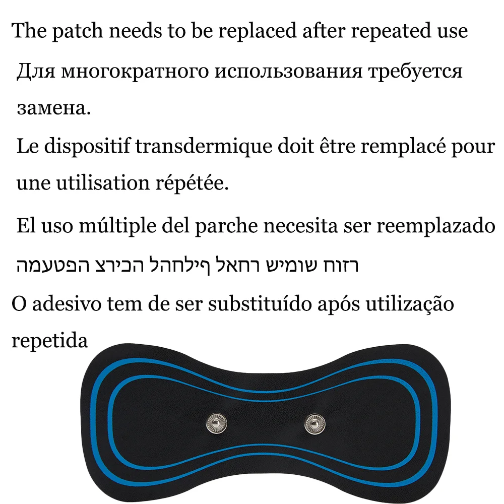 Masajeador eléctrico de espalda y cuello, máquina de masaje muscular, instrumento de hombros, dispositivo de masajes de salud corporal, alivio del