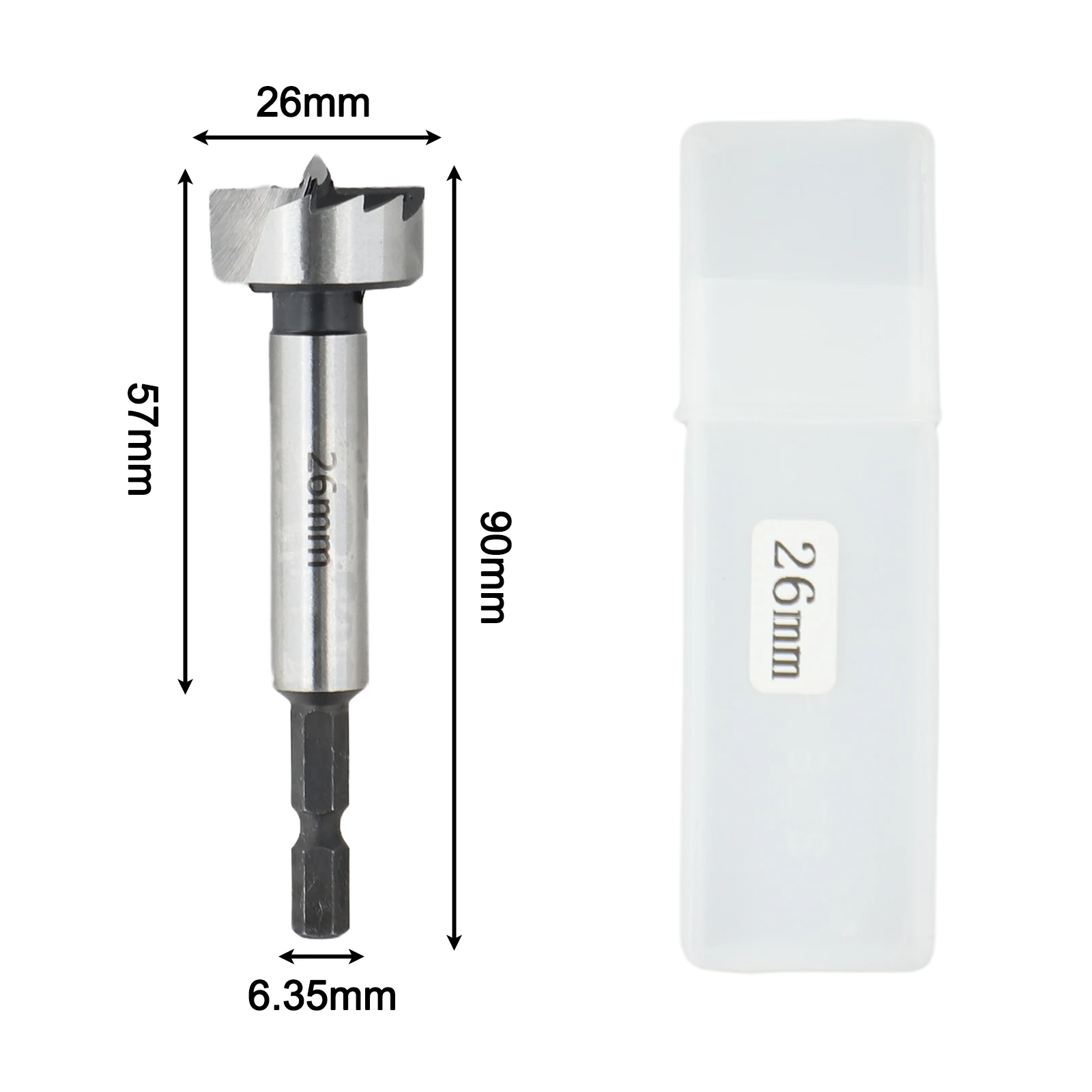 Piatto multi-dente con codolo esagonale da 26-32 mm per accessori per trapano a mano per trapano ad ala adatti per fori per legno, prodotti in legno