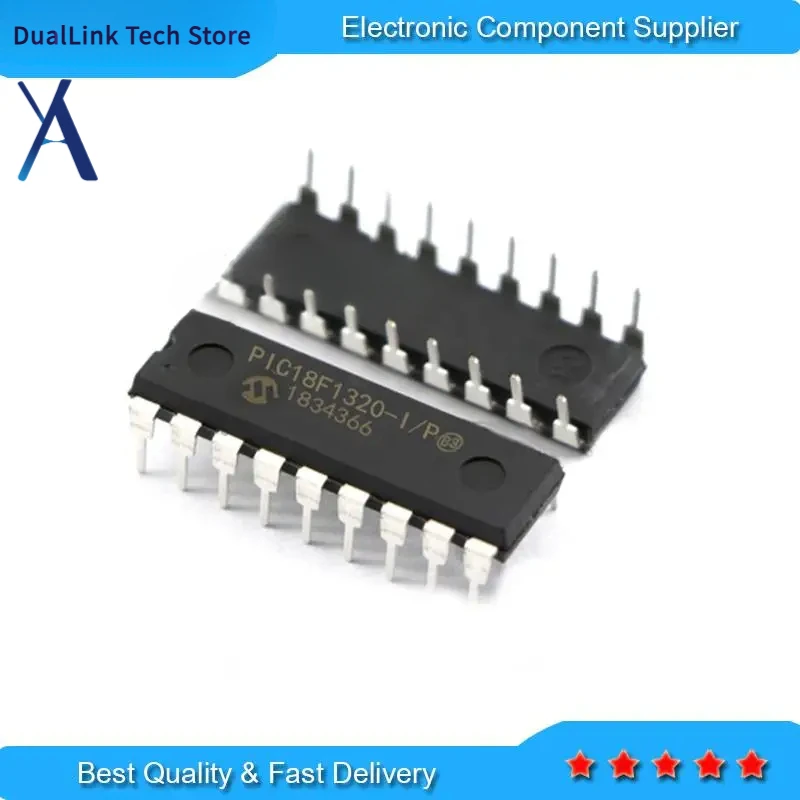 

10PCS PIC16F676-IP PIC16F628A-IP PIC16F627A-IP PIC18F1320-IP