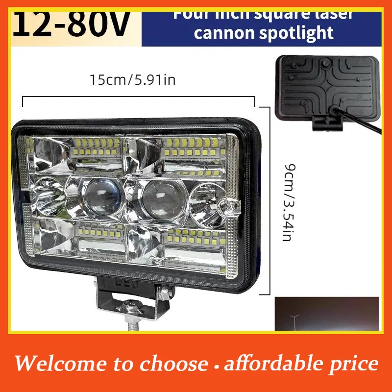 

[]Car 4inch LED Light Bar Yellow White Off Road Spotlight Work Light For Truck Tractor 4X4 Boat 12v Headlight Fog Lamp