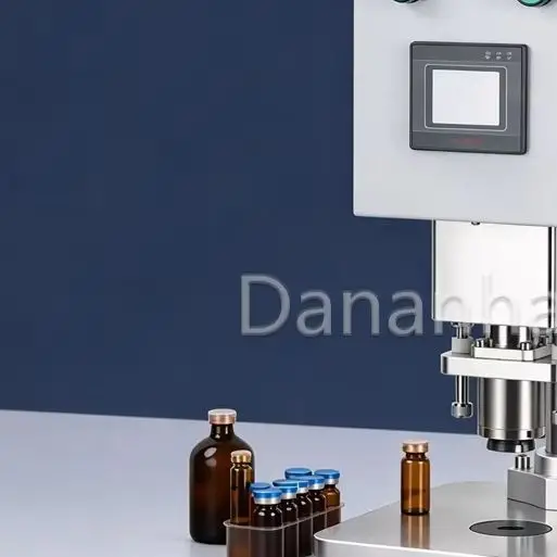 Electric Bottle Capping Equipment, Desktop Vial Crimping Capper, Automatic Sealing Machine For Small Vials
