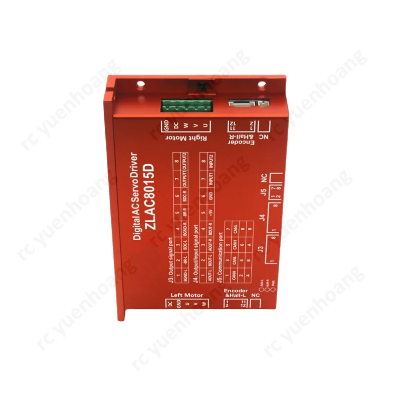 1 Uds ZLAC8015D controlador de servomotor de cubo de rueda doble ​   Compatible con protocolo CANopen/RS485, accesorios DIY para RC AGV/Robot
