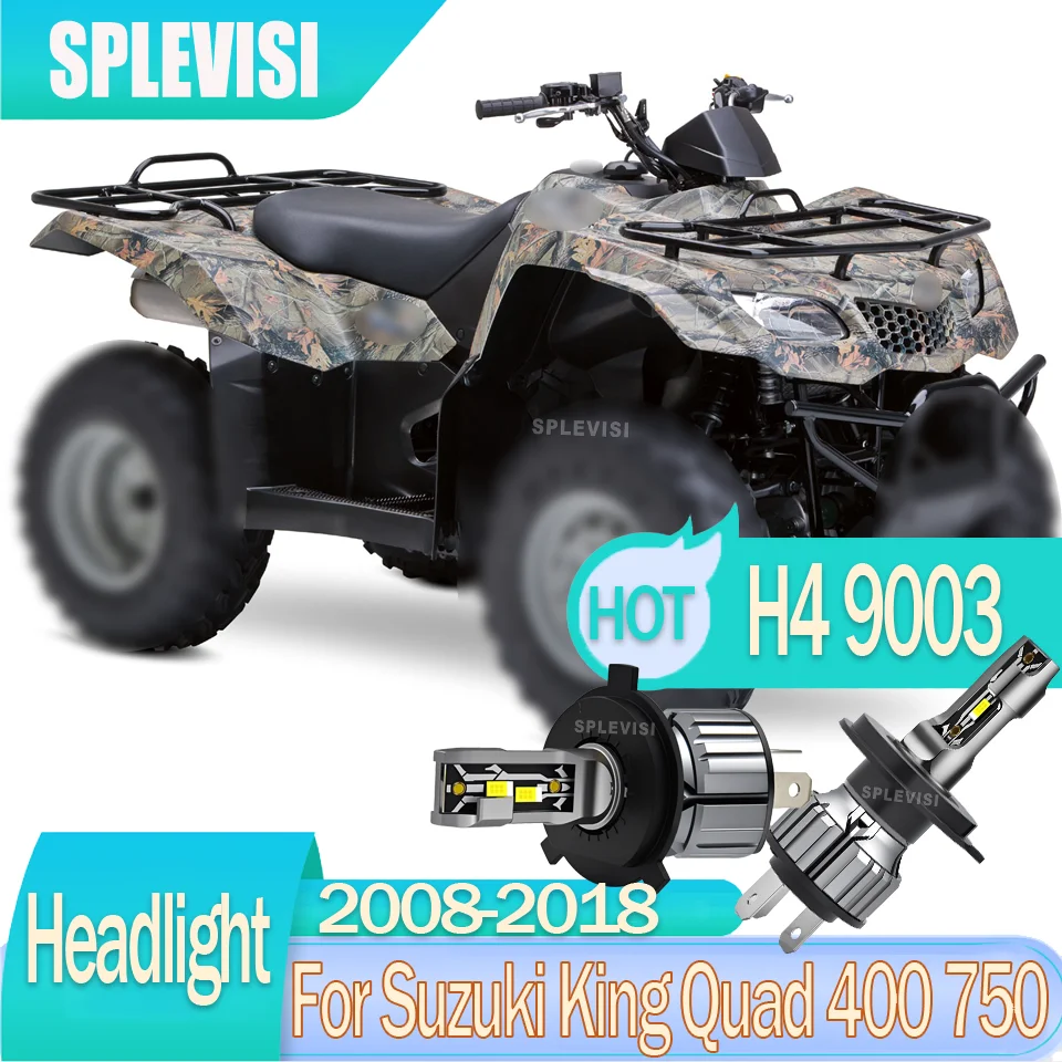 

3 Year Hassle-Free Warranty led motorcycle headlight For Suzuki King Quad 400 750 2008 2009 2010 2011 2012 2013 2014 2015-2018