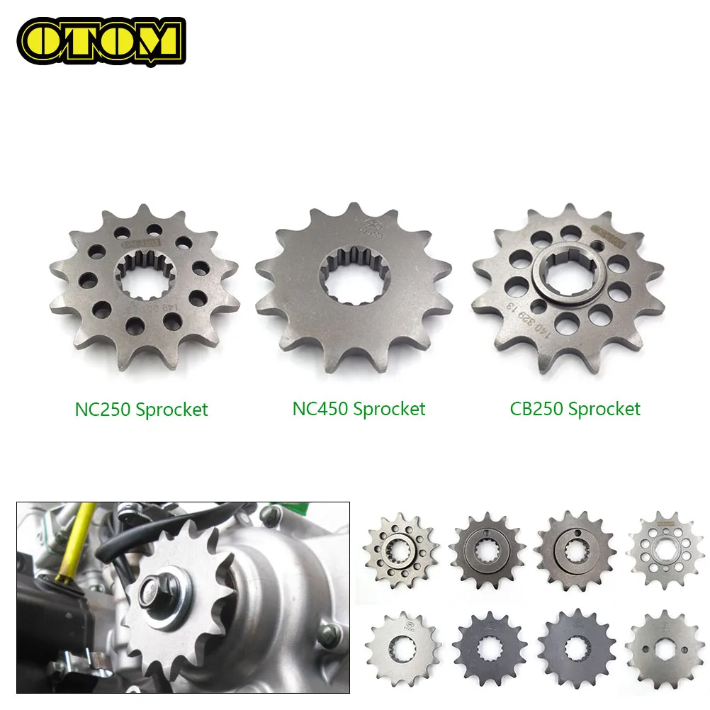 Motorcycle Front Sprocket Engine Chain Wheel 520 530 13T 14T For ZONGSHEN NC250 NC450 CB250-F CB250D-G AVANTIS MOTOLAND BRZ KAYO