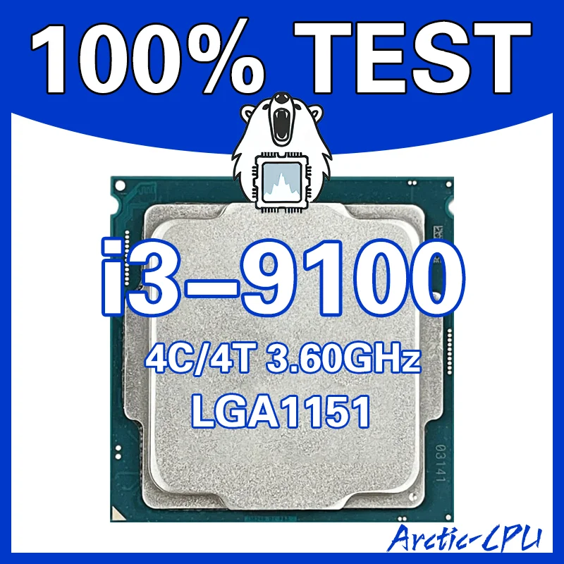 

i3-9100 Arctic-CPU 100%TEST 4C/4T・3.60GHz LGA1151