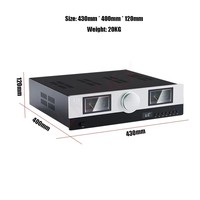 SUNBUCK A10 XLR Fully Balanced Amplifier 800W 2.0 High Power Fiber Coaxial Bluetooth 5.1 Home HiFi Merge Amplifier