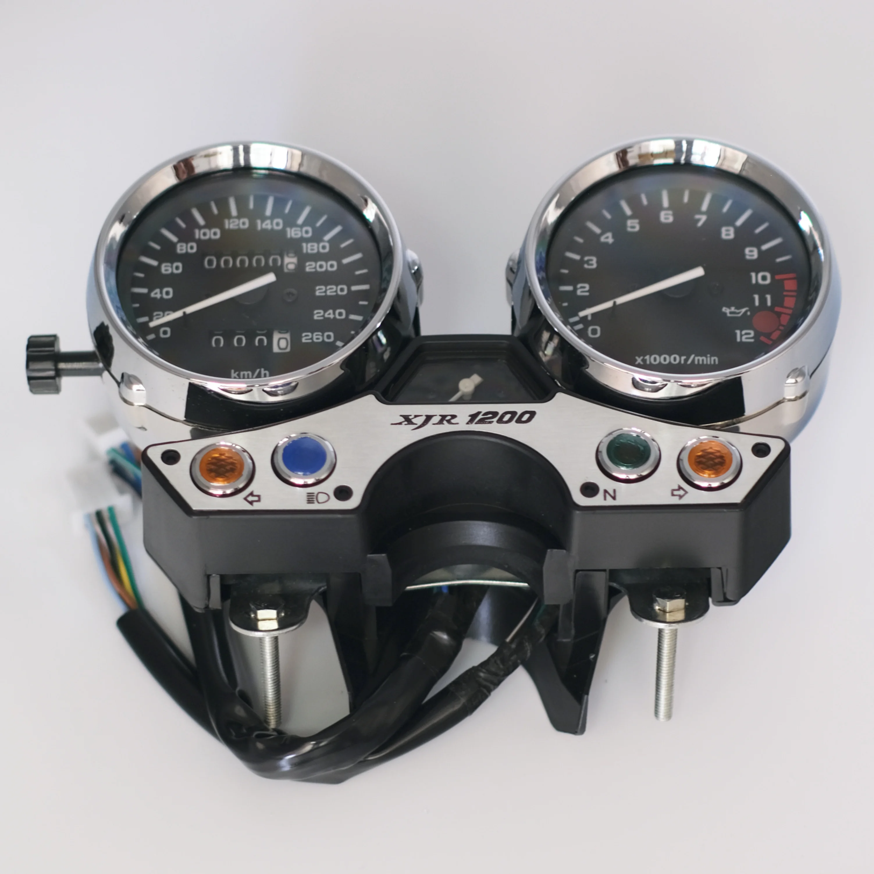 Motorcycle Speedometer Odometer Instrument Gauges Cluster Assembly For YAMAHA XJR1200 XJR 1200 1989 - 1997 260KM