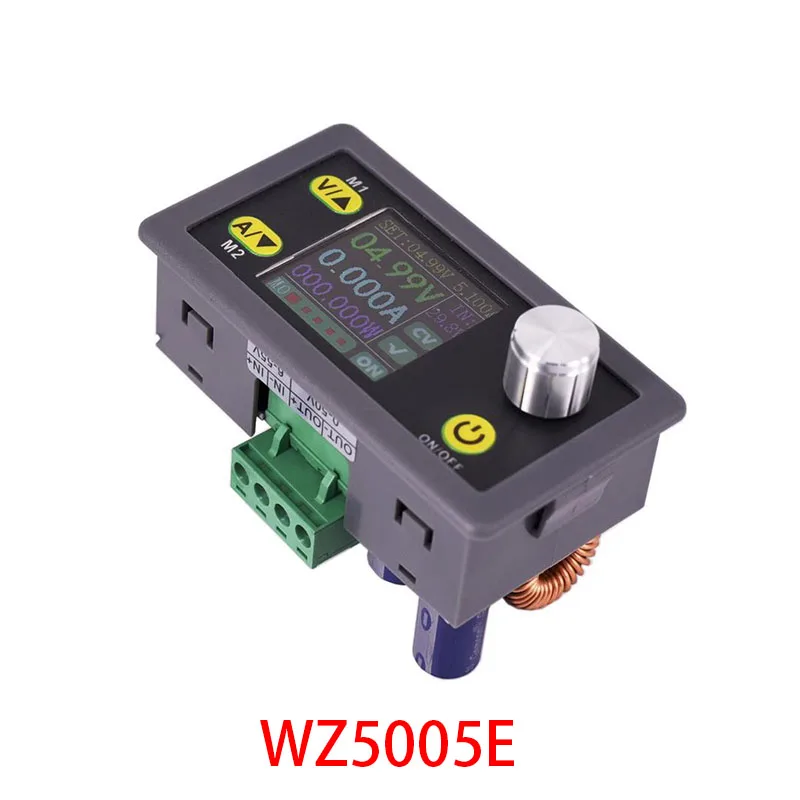 WZ5005E DC DC Step Down Buck Converter Power Module Constant Voltage Constant Current CC CV Adjustable 50V 5A Voltmeter Ammeter