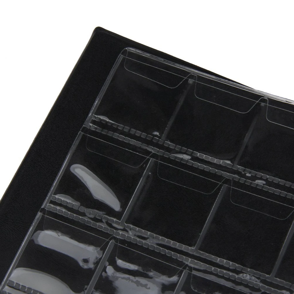 

240 Coins Collection Book Red PU Cover OPP Pages 10 Pages 60 Pockets Small Size Storage Display Portable Coin Album