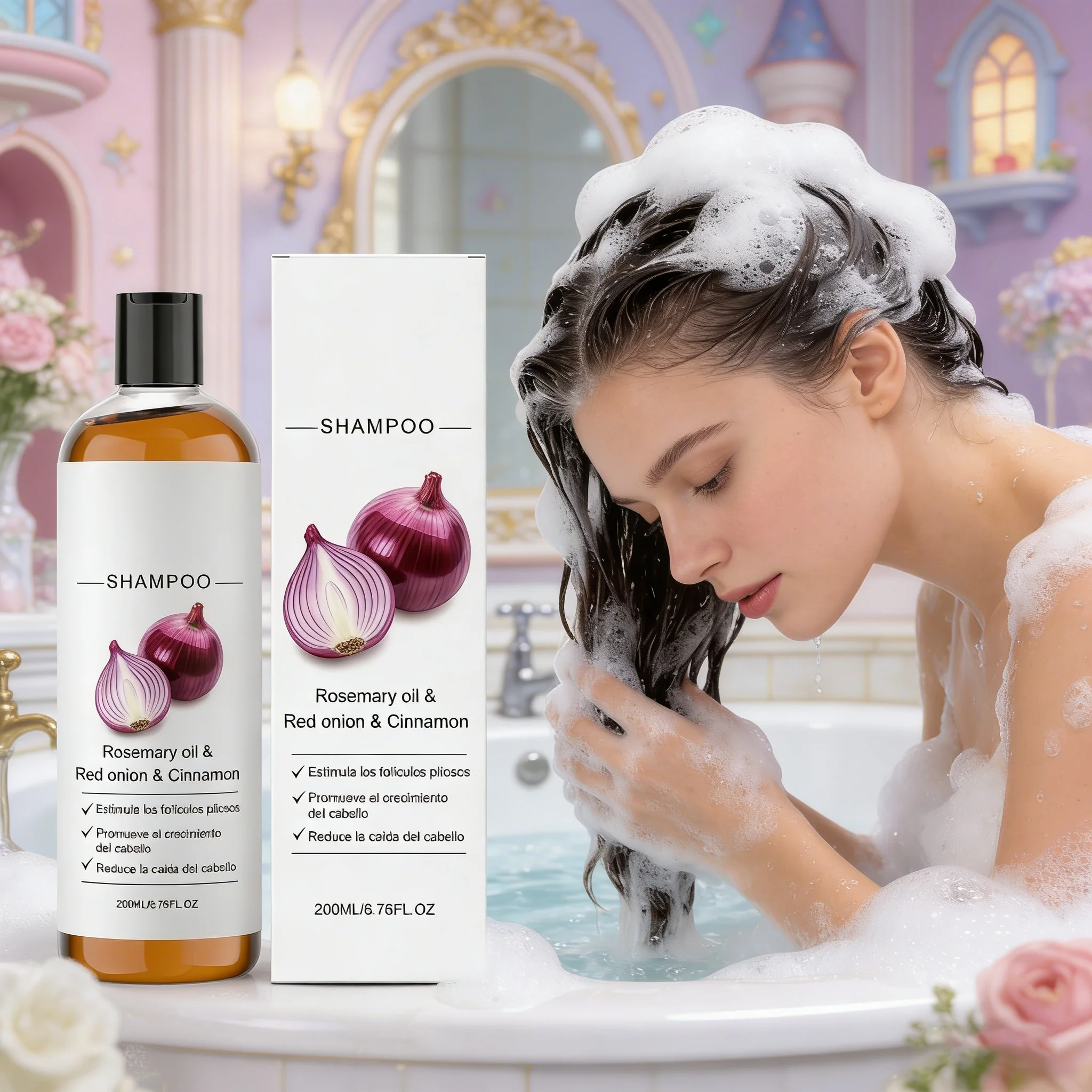 Hair Strengthening Shampoo Reduce Hair Breakage Stimulate Follicle Activity Hair Thickening Volumizing Scalp Stimulation Shampoo