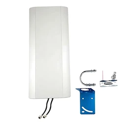 Dual Polarized MIMO 3g 4g 5g antenna,2x16dBi High Gain,Wall Mount Outdoor Waterproof,For Router Wireless Access Point