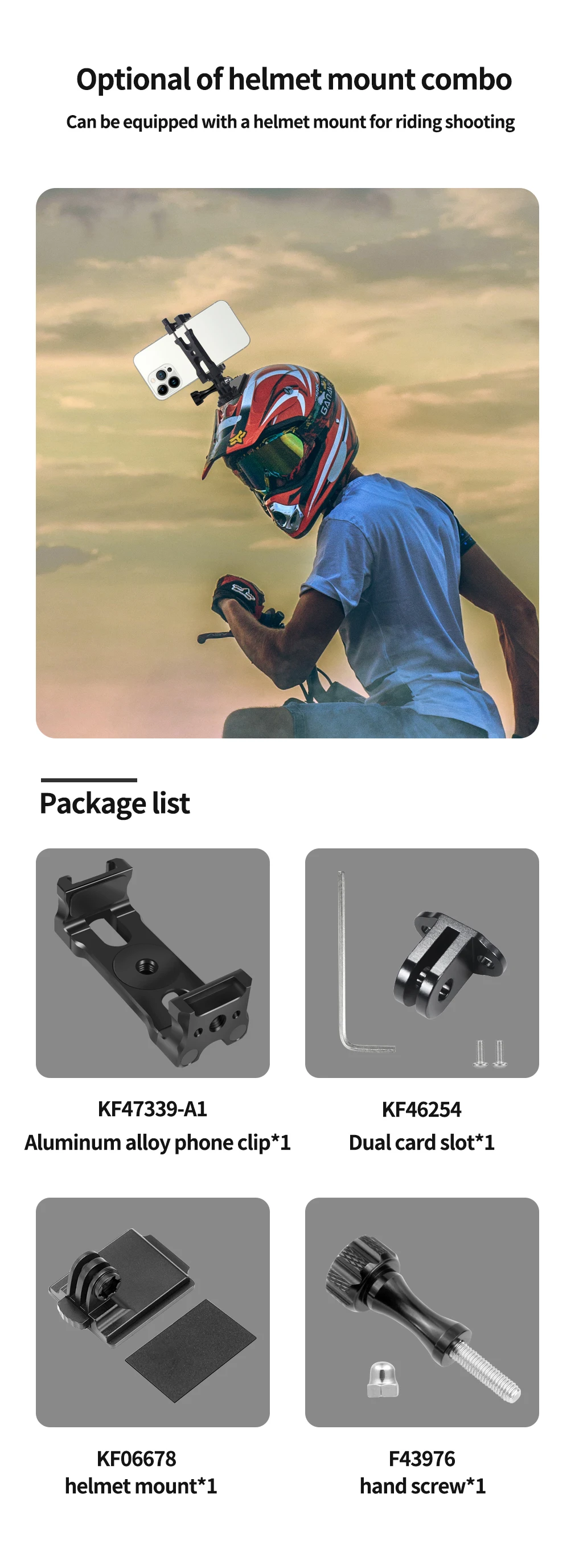 BGNing Handy-Clip-Monitorhalterung aus Aluminiumlegierung mit 1/4-Zoll-Arri-Positionierungsloch, Schnellverschluss für 62–87 mm große Smartphones – Detail 16
