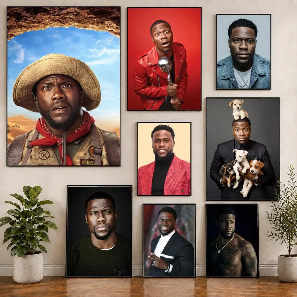 Standup Comedy Star K-Kevin Hart Poster Creative Indoor Decorative Artwork & Modern Home Decor