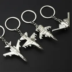 3d Battleplane Model Keychain Metal Airplane Aircraft Keyrings Cool Boy Men's Jewelry Gift For Aviation Enthusiast Or Pilots New