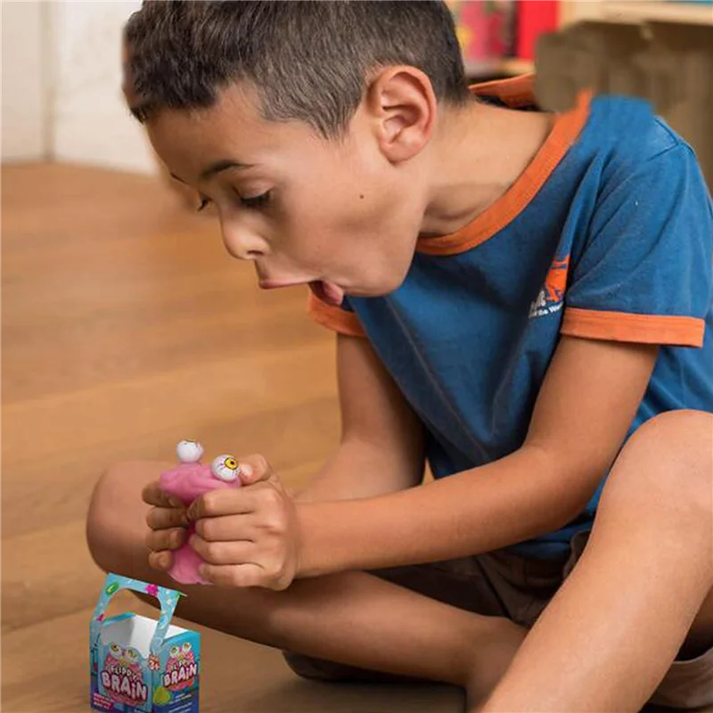 

2X Flippy Brain Squishy Eye Popping Squeeze Fidget Cool Stuff Prank Gadgets Stress Relief Сенсорный СДВГ Аутизм-Y44A