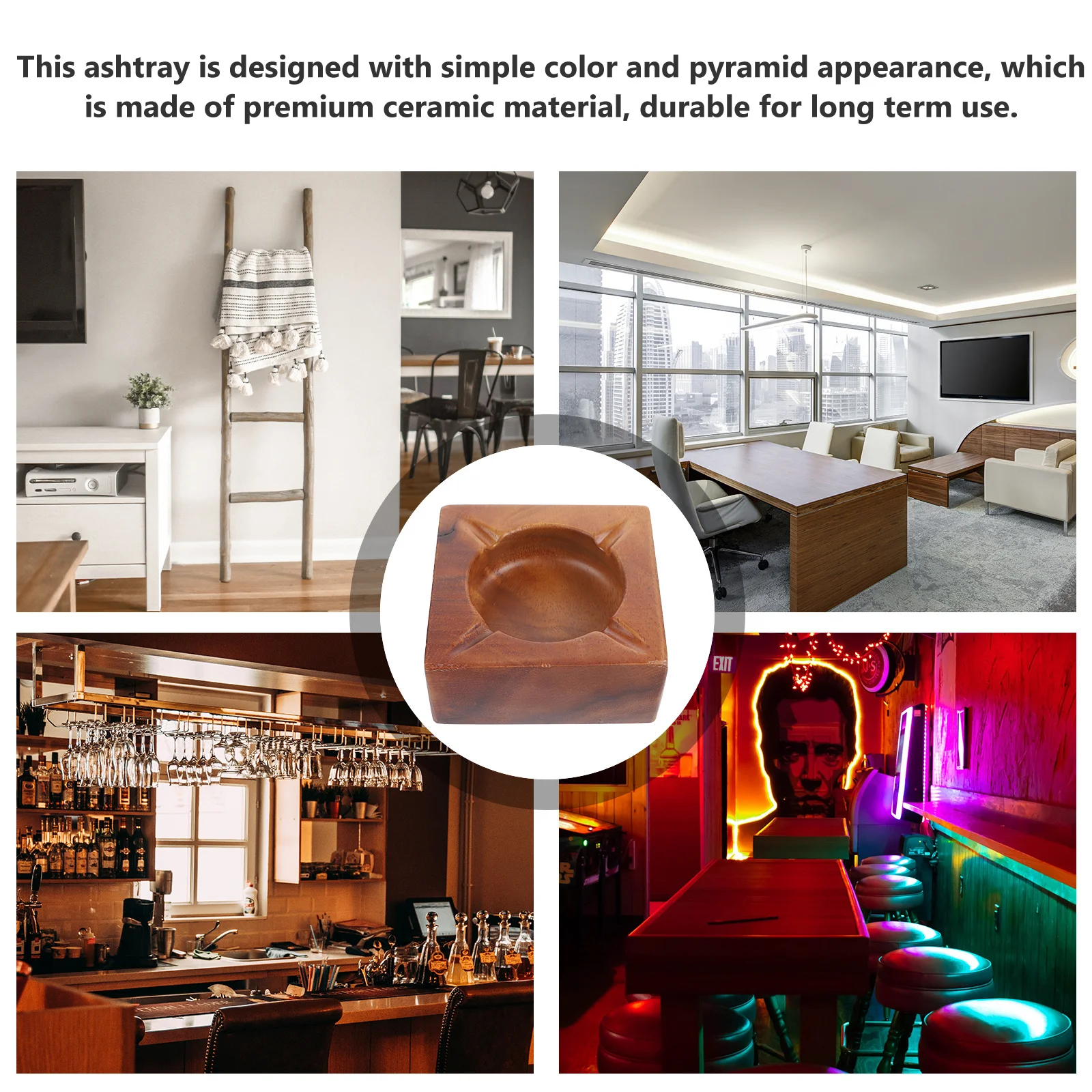 

Винтажная пепельница для дома, спальни, офиса, настольная пепельница для сигарет