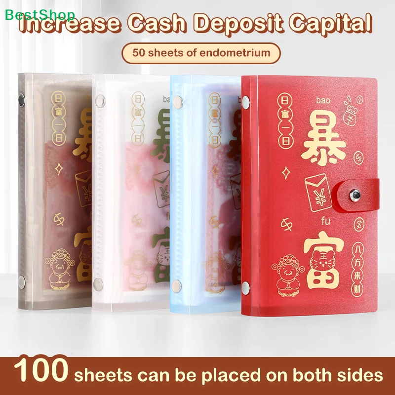 

✍ Папка-органайзер для денег Lucky Wealth - бюджетный планировщик на 100 карманов для финансовых целей