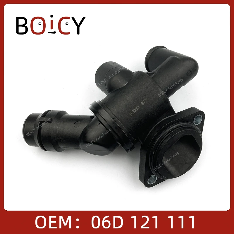 

BOICY Engine Coolant Thermostat Housing Assembly Fit For Audi A4/S4 Cabrio/qu A6/S6 Avant quattro 06D121111G 06D 121 111G