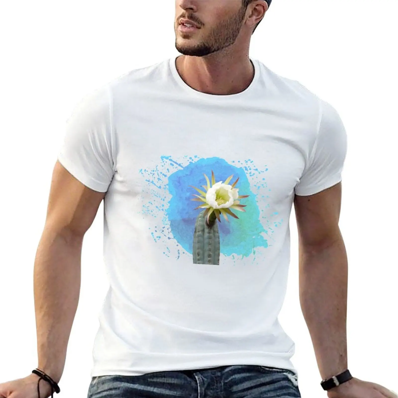 

San Pedro Cacti T-Shirt cotton tshirt 100% cotton t shirts man 100% T-Shirt