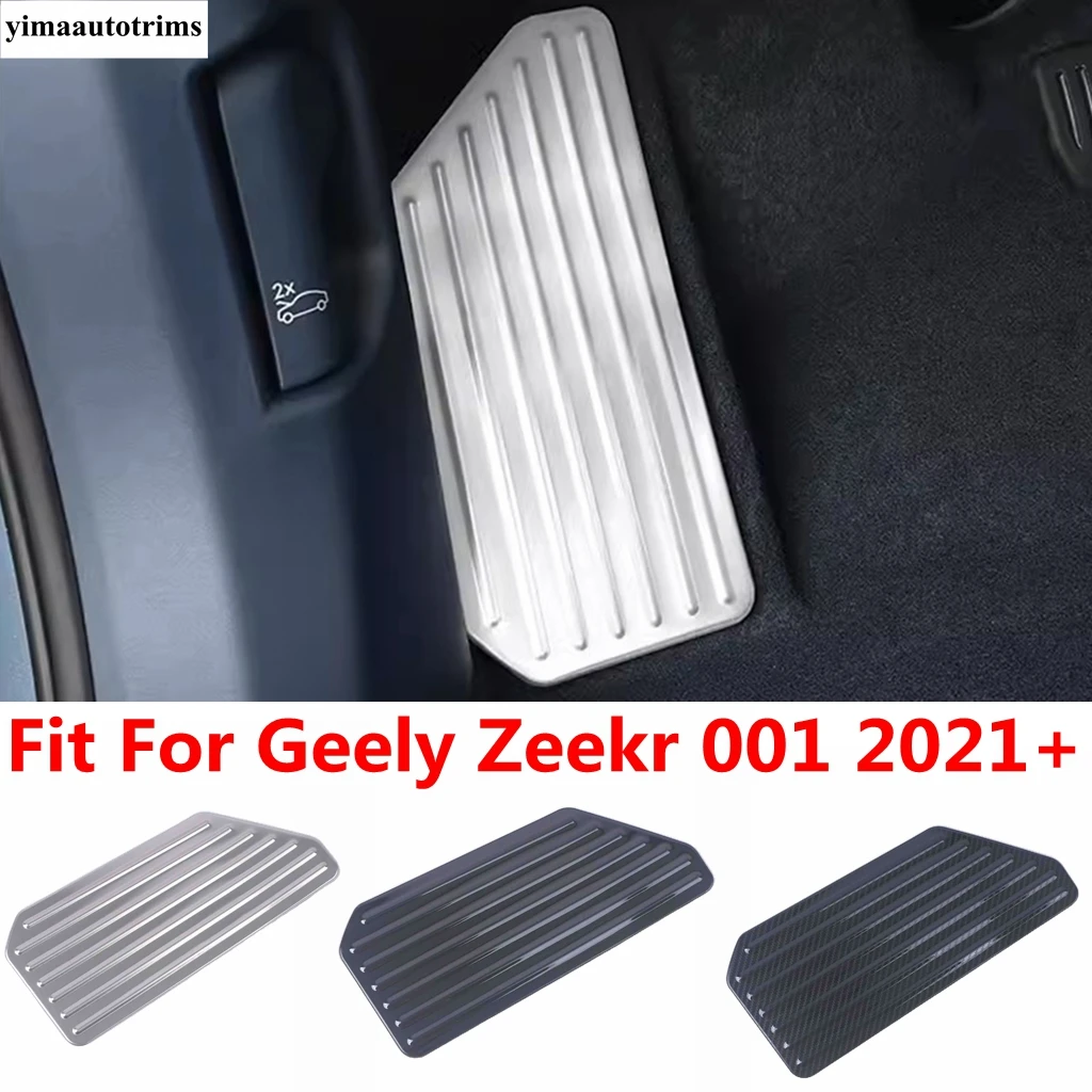 

Car Rest Foot Pedal Pads Cover Protection Anti Kick Decoration Trim For Geely Zeekr 001 2021 - 2023 Stainless Steel Accessories