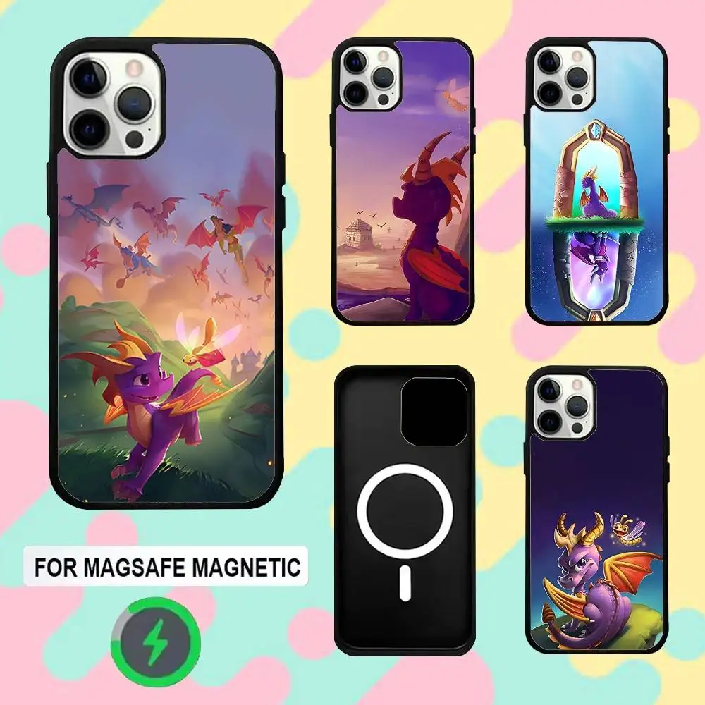 

S-Spyro Reignited Trilogy Phone Case For iPhone 16e,16,15,14,13,12,11,Plus,Pro,Max,Mini Magsafe Magnetic Wireless Charging
