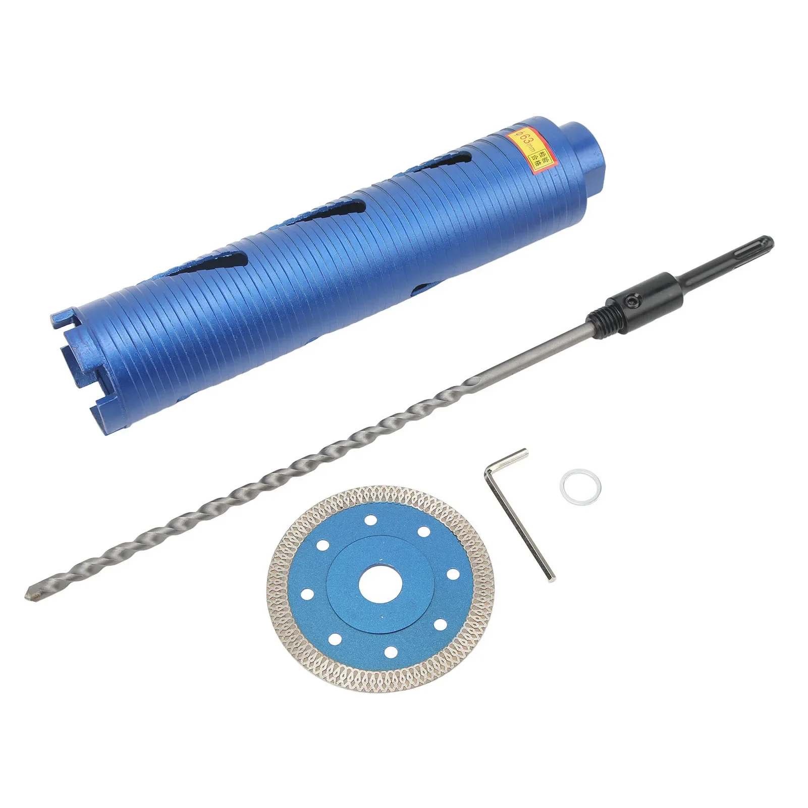2.in Diameter  Drill Bit /8‑11 Thread Wet and Dry Drilling Concrete Hole Opener Efficient Hole Saw Drill Bit