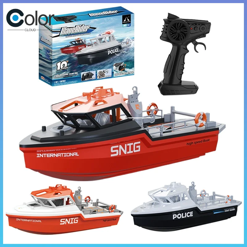 Tx694  693 Rc Boat 2.4g 1/32 Powerful Brushless Motor Long Range Wireless Electric Remote Control Rescue Boat Model Toys Boys