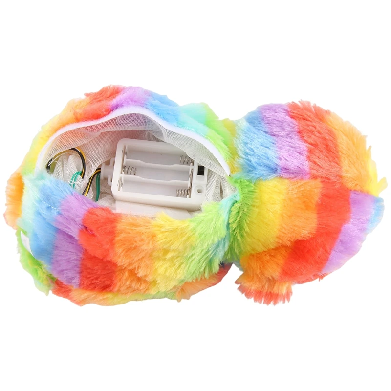 Baby Sound Machine Soothe 'N Snuggle Portable Plush Baby Toy With Sensory Details Music Lights