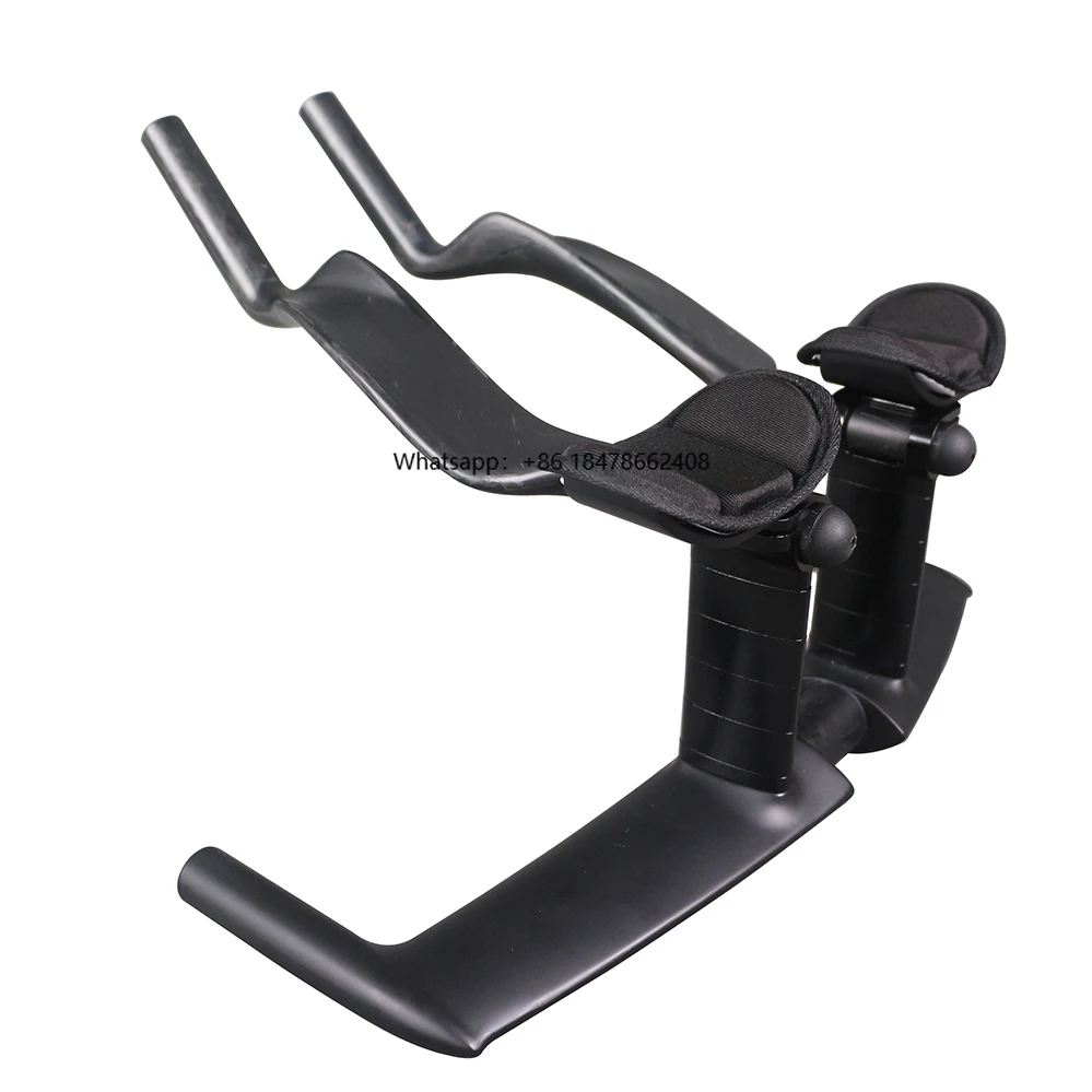 

SERAPH Full Carbon Rest Triathlon Bicycle Time Triathlon Handlebar Aero Track Bike TT Bar Internal Cable 0/15 Degree 420mm HB088