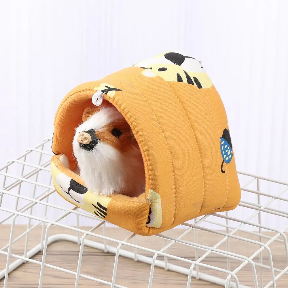 1PC Comfortable Hamster House Small Animal Sleeping Bed Soft Guinea Pig Nest Warm Mat Mini Cage For Rabbit Squirrel Mat