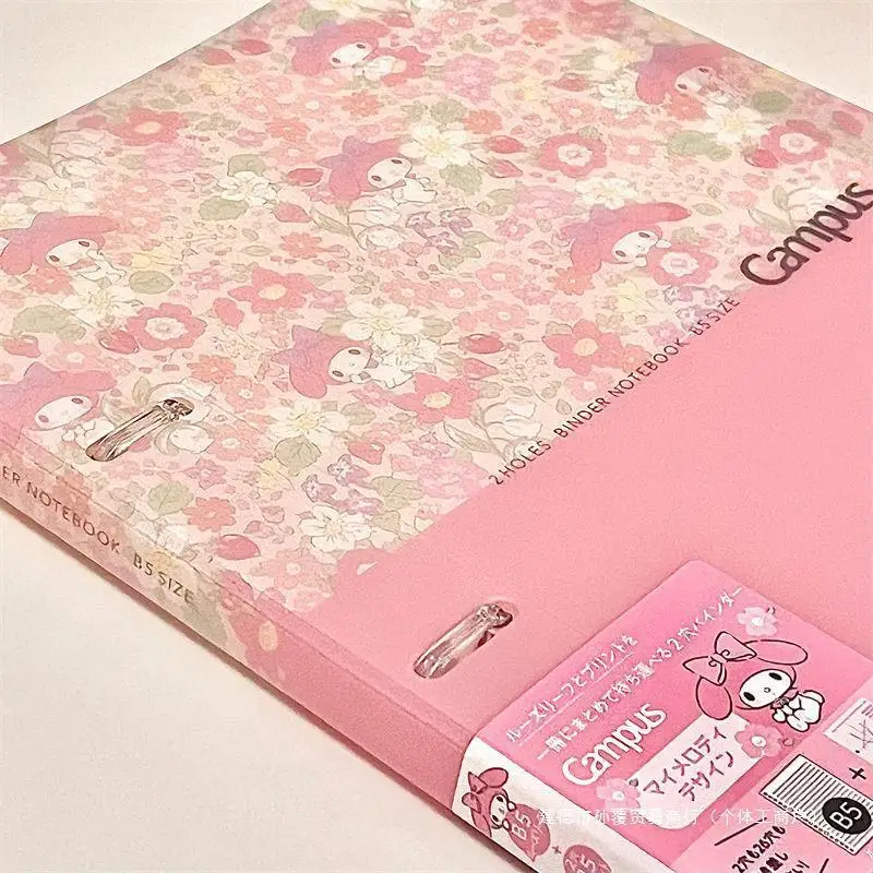 Kawali Sanrio Cinnamoroll Pochacco Pompompurin Snoopy Loose Leaf Notebook B5 File Storage Book Office Kids Toys Gift For Girls