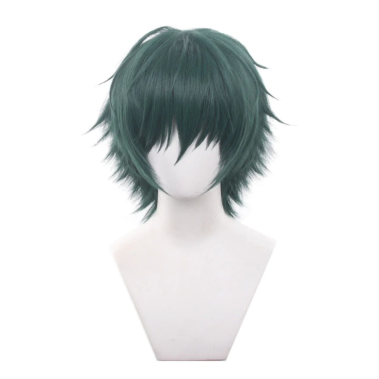Synthetic Hair Anime Jujutsu Kaisen Maki Zenin Cosplay Wig Short Green Hair Glasses Shimetsu Kaiyuu Halloween Party