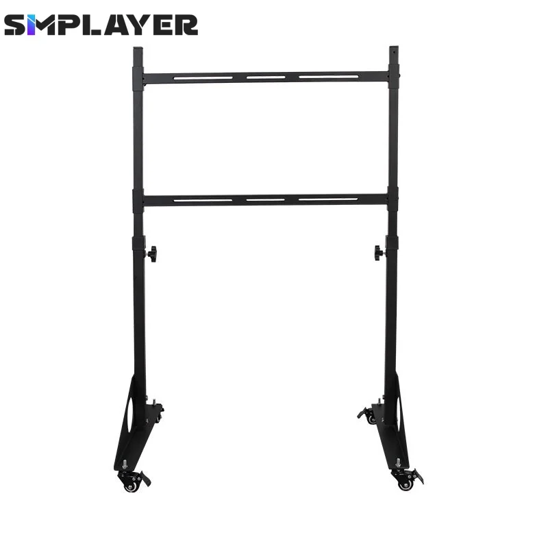 

Simplayer ARTcockpit Single Freestanding Monitor Stand Mobile Racing Simulator Monitor Stand for 32-65" Monitors