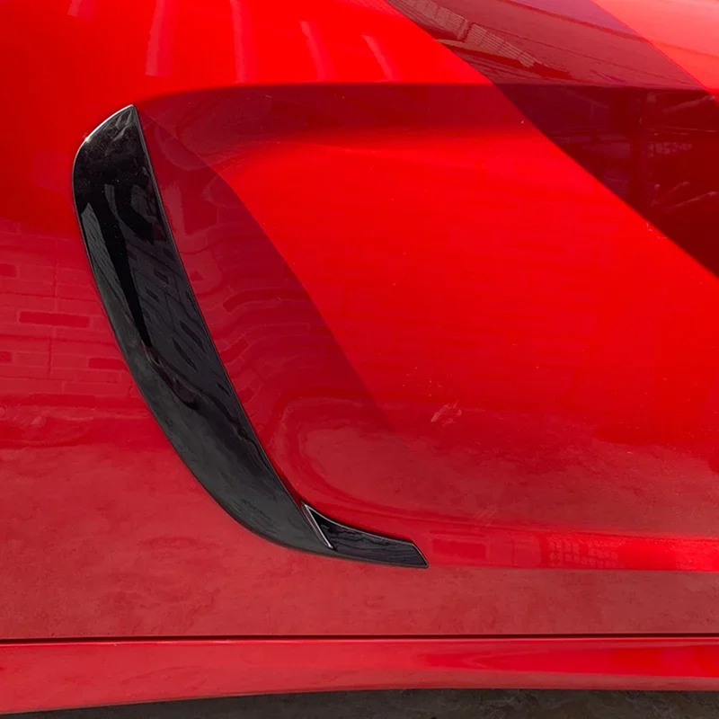 2011 To 2021 For Dodge Charger SRT Hellcat RT SXT Door Wind Knife Sticker Decorative Covers Front Door Side Fender Fin