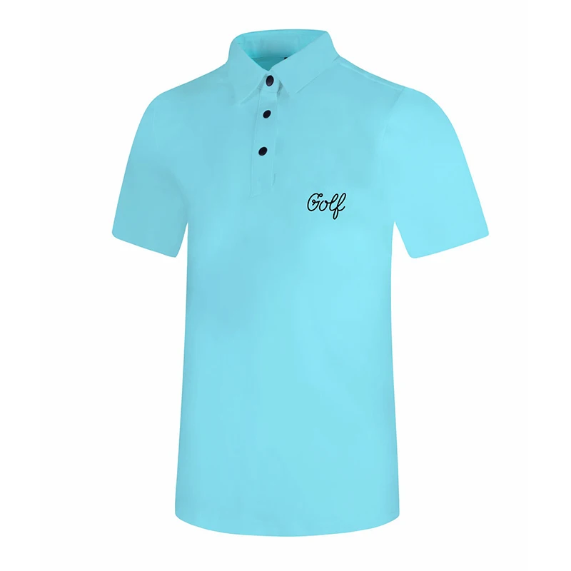Golf Outdoor Sweater Summer New Product Men's Versatile Short Sleeve T-shirt Men's Polo Sweater Quick Drying Solid Color Top